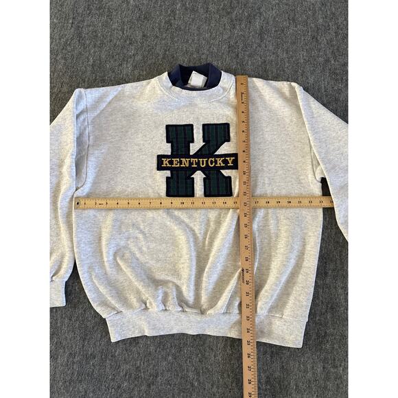 VTG Large University Of Kentucky Wildcats Santee Sweatshirt USA Embroidered - Picture 4 of 5